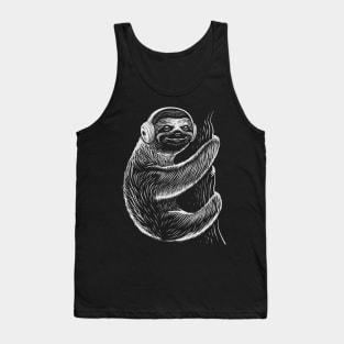 Sloth Headphones Tank Top